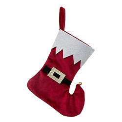 Atmosphera Sujet de Noël Botte de Père Noël 16cm Rouge