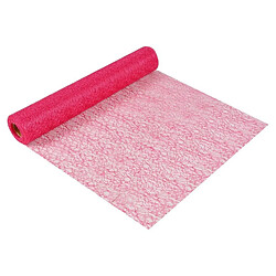 Paris Prix Chemin de Table Jetable Effet Maille 30cmx5m Fuschia