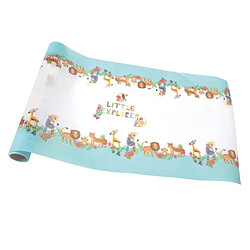 Paris Prix Chemin de Table Jetable Explorateur 28cmx5m Bleu