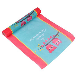 Paris Prix Chemin de Table Jetable Chouette 28cmx5m Bleu & Rose