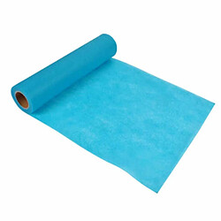 Paris Prix Chemin de Table Jetable Intissé 30cmx7m Bleu