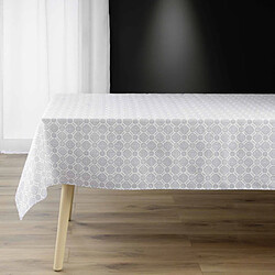 Paris Prix Nappe Infroissable Imprimée Callis 140x240cm Gris
