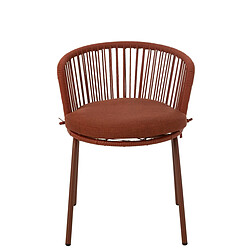 Paris Prix Chaise Design Corde Toa 75cm Rouge