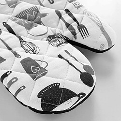 Paris Prix Gant de Cuisine Kitchen 30cm Noir