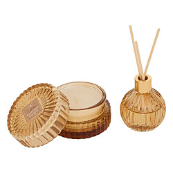Atmosphera Coffret Senteur 2 Pièces Albie 8cm Délice d'Épices