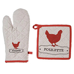 Atmosphera Gant & Manique Poulette 33cm Multicolore