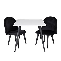 Paris prix Table enfant et 2 chaises - Blanc