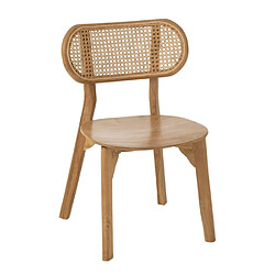 Paris Prix Chaise en Teck Cacahuète 80cm Naturel