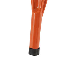 Atmosphera Lot de 4 chaises en métal NIKO - Orange pas cher