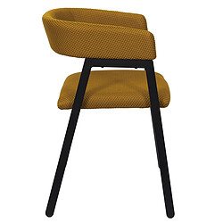 Acheter The Home Deco Factory Lot de 2 Chaises Design Atome 74cm Jaune
