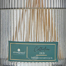 Atmosphera Diffuseur de Parfum en Verre Albie 150ml Bois de Oud