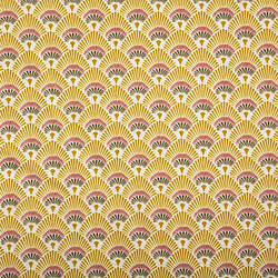 Atmosphera Nappe Antitache à Motifs Gloria 140x240cm Ocre