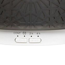 Atmosphera Diffuseur d'Huile Essentielle à Motifs Elsy 100ml Noir