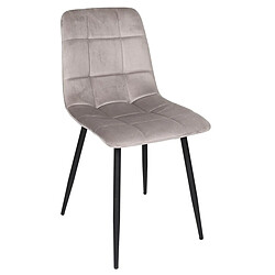 Paris Prix Lot de 4 Chaises Mateo 88cm Taupe