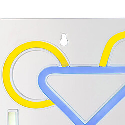 Atmosphera Lampe Murale Néon LED Bar 42cm Multicolore