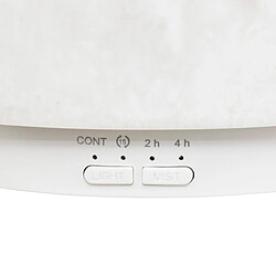 Atmosphera Diffuseur d'Huile Essentielle Effet Marbre Elsy 100ml Blanc