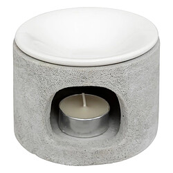 Atmosphera Brûle-Parfum en Ciment Olia 11cm Gris