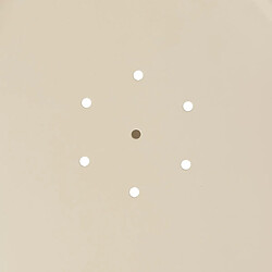 Atmosphera Lot de 4 chaises en métal NIKO - Beige pas cher