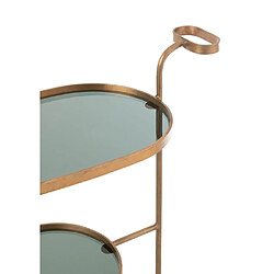 Paris prix Desserte de cuisine métal - Bronze