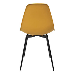 The Home Deco Factory Lot de 6 Chaises Gustav 87cm Jaune pas cher