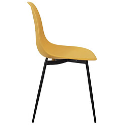 Acheter The Home Deco Factory Lot de 6 Chaises Gustav 87cm Jaune