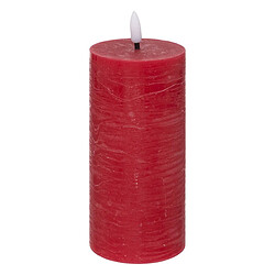 Atmosphera Bougie Déco à LED Molia 18cm Rouge