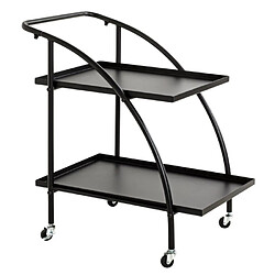 Paris prix Desserte de cuisine métal - Noir