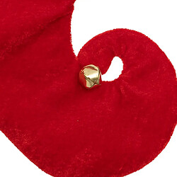 Atmosphera Botte de Lutin en Feutrine Grelot 42cm Rouge
