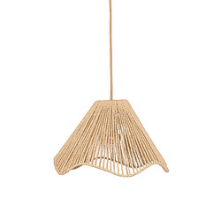 Atmosphera Abat-Jour Suspension Corde Vito 37cm Naturel
