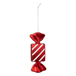 Atmosphera Sujet de Noël Bonbon 15cm Rouge