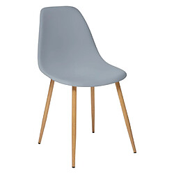 Atmosphera Lot de 6 Chaises Taho 86cm Gris