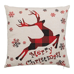 Atmosphera Coussin Déco de Noël Renne 40x40cm Beige 