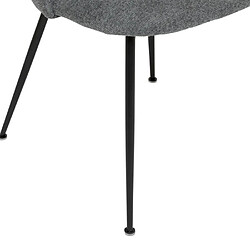Acheter Atmosphera Lot de 4 Chaises en Tissu Raven 81cm Gris