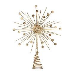 Atmosphera Cimier Sapin Déco Pastilles 30cm Or