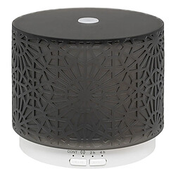 Atmosphera Diffuseur d'Huile Essentielle à Motifs Elsy 100ml Noir