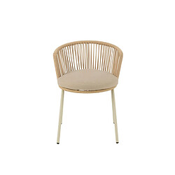 Paris Prix Chaise Design Corde Toa 75cm Beige