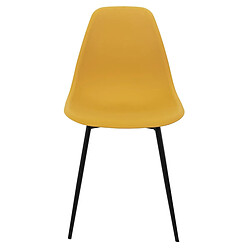 Avis The Home Deco Factory Lot de 6 Chaises Gustav 87cm Jaune