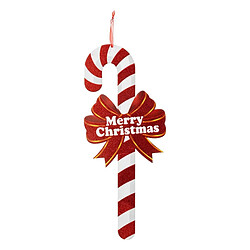 Atmosphera Sujet de Noël Sucre d'Orge XL 56cm Rouge