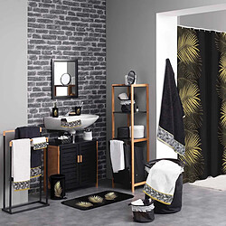 Avis Douceur D'Interieur Gobelet Salle de Bain Imprimé Orbella 11cm Noir