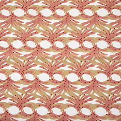 Atmosphera Nappe Antitache à Motifs Zélie 140x240cm Terracotta