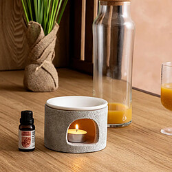 Atmosphera Brûle-Parfum en Ciment Olia 11cm Gris