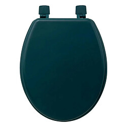 Five Simply Smart Abattant WC en Bois Luxe 48cm Bleu Pétrole