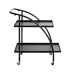 Paris prix Desserte de cuisine métal - Noir