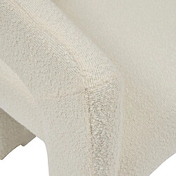 Avis Atmosphera Fauteuil à dîner en bouclette AMOS - Blanc