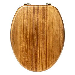 Five Simply Smart Abattant WC en bois Acacia 46cm Naturel