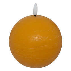 Atmosphera Bougie Boule à LED Molia 10cm Jaune