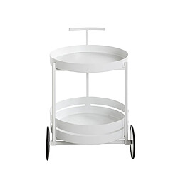 Paris prix Desserte de cuisine ronde - Blanc