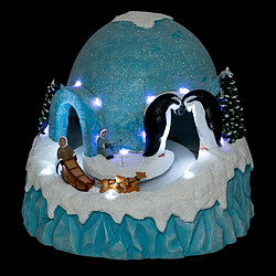 Feeric Lights And Christmas Village de Noël Igloo 21cm Bleu 