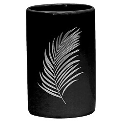 Paris Prix Gobelet Salle de Bain Imprimé Orbella 11cm Noir & Argent