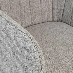 Acheter Atmosphera Lot de 2 Fauteuils de Table Visoca 83cm Gris